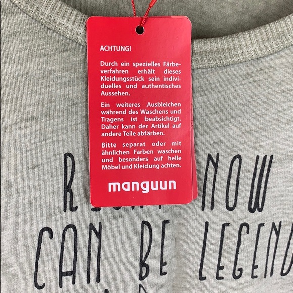 Short sleeve ecru tee purchased in Europe - Picture 3 of 5